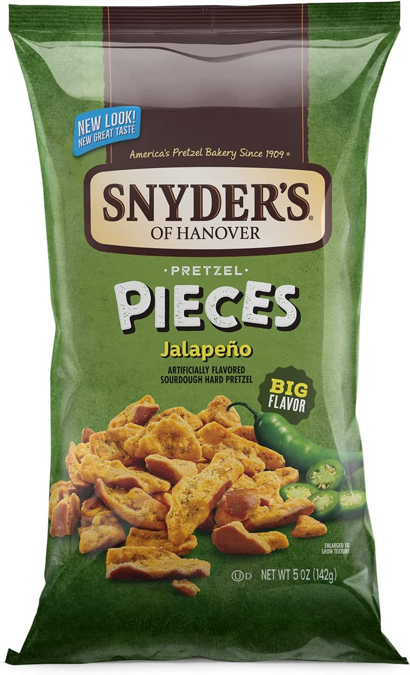 Snyders Pretzel Pieces Jalapeno 141g (5oz)