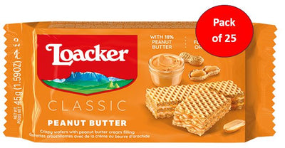 Loacker Classic Peanut Butter Wafers 45g