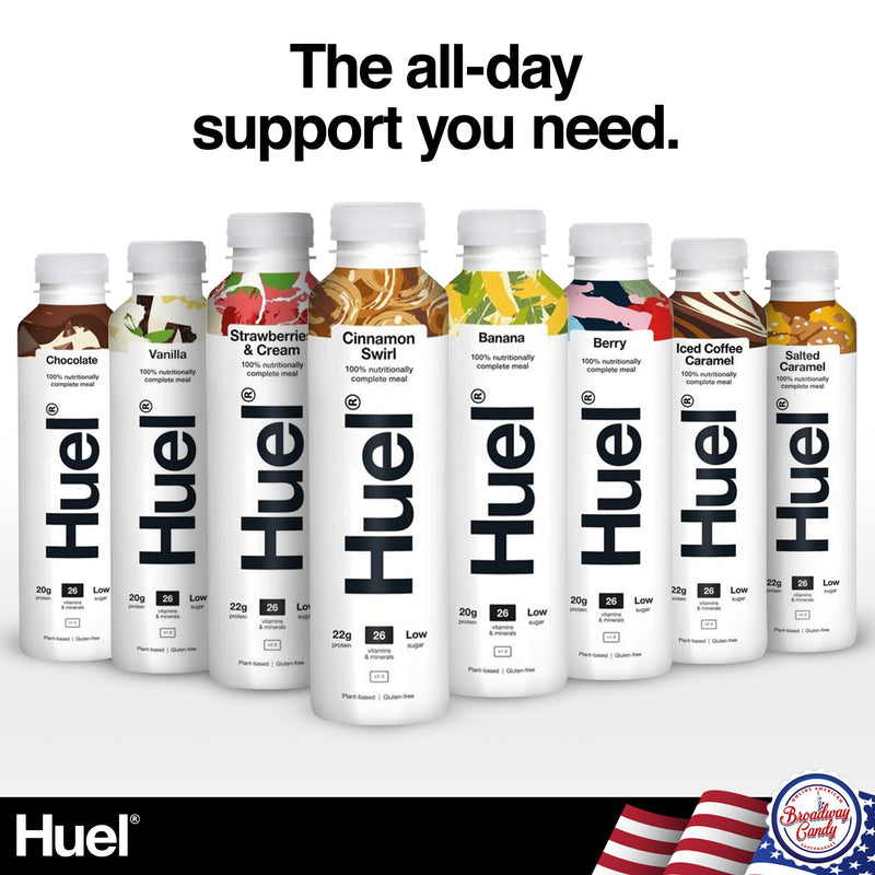 Huel RTD Shake Variety Pack - 8 Assorted Flavours by Broadway Candy