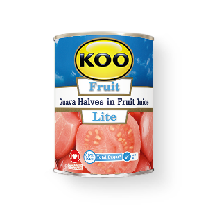 Koo Canned Fruit Guava Halves in Fruit Juice Lite 410g
