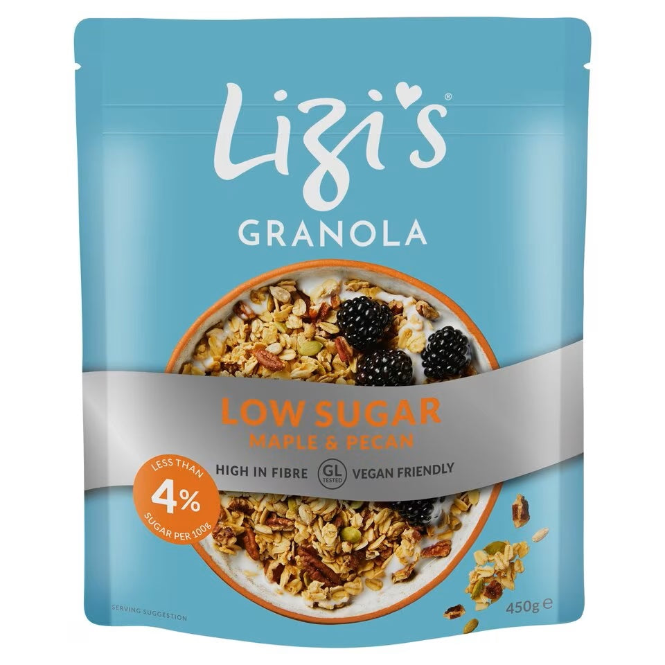 Lizi s Granola Low Sugar Maple Pecan 450g Broadway Candy lizi-s-granola-low-sugar-maple-pecan-450g-broadway-candy