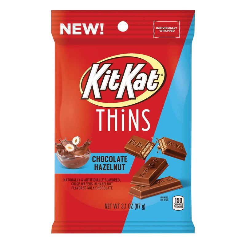 Kit Kat Thins Chocolate Hazelnut 87g