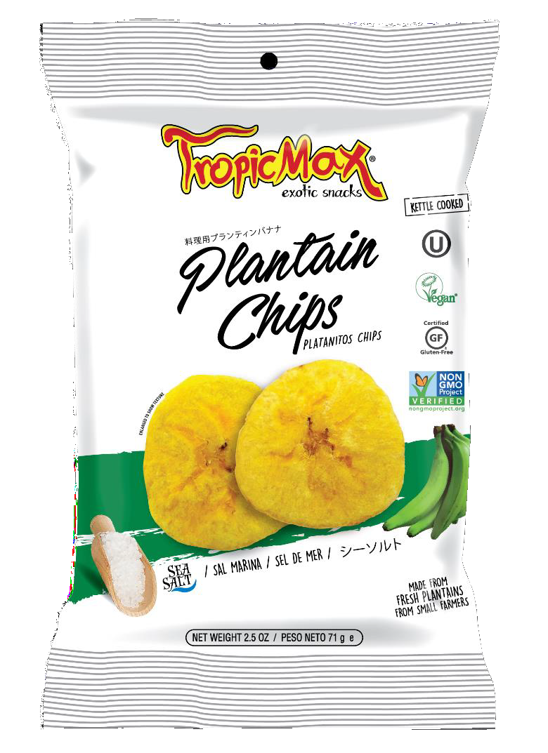 Tropicmax Plantain Chips Lightly Salted 57g