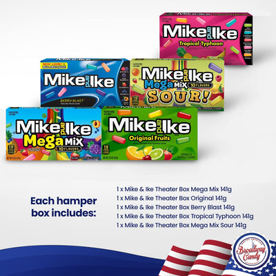 Mike & Ike Gift Box | 5 Assorted Packs by Broadway Candy