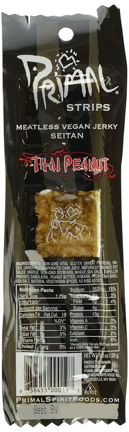 Primal Strips Thai Peanut 28g NK