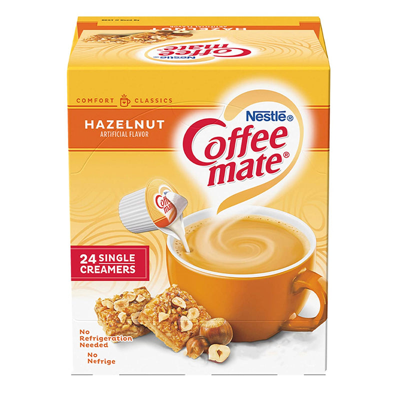 Coffee Mate Hazelnut Liquid Singles 24 x 11g
