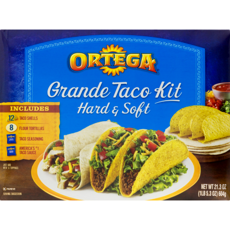 Ortega Hard &Soft Taco Shells 382g