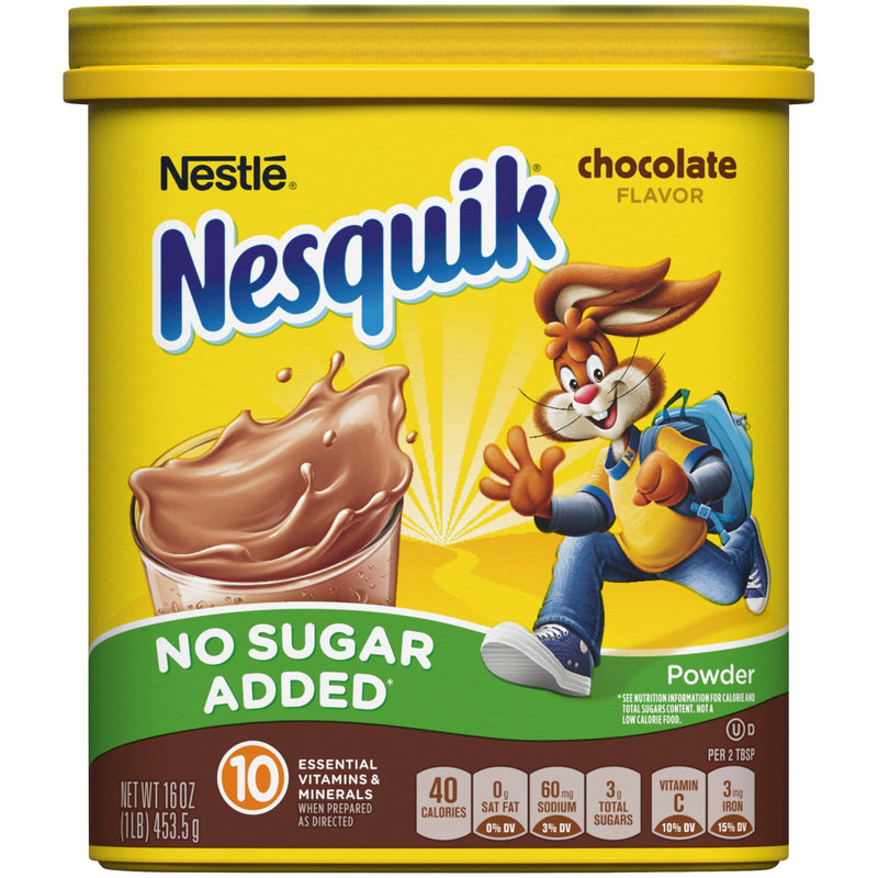 Nesquik Milk Chocolate Powder Sugar Free  453.5g