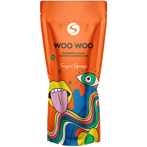 Shuda Alcoholic Pouches Woo Woo NK 250ml – Broadway Candy