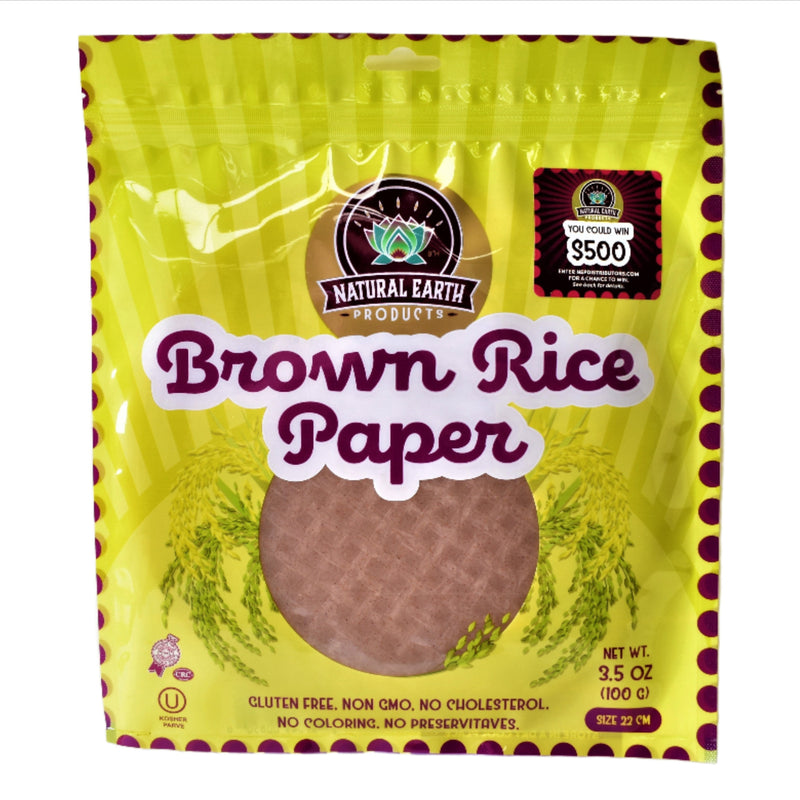 Natural Earth Products Brown Rice Paper 100g