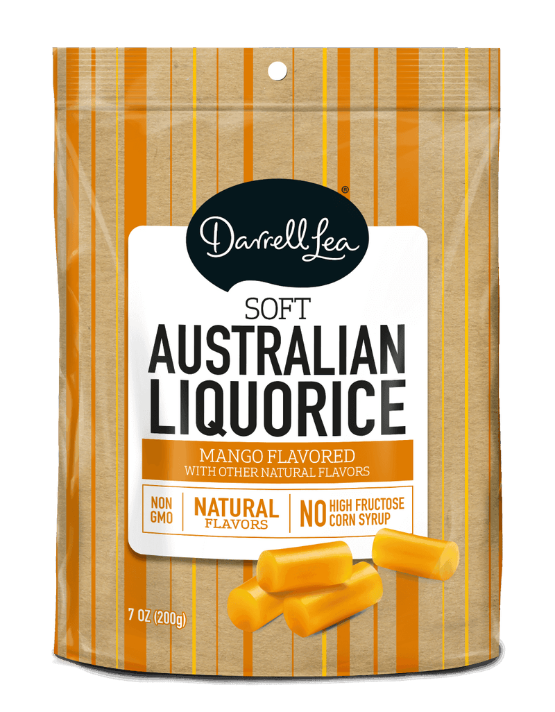 Darrell Lea Soft Australian Liquorice (Mango) 200g