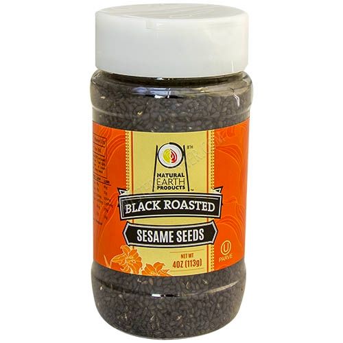 Natural Earth Products Black Roasted Sesame Seeds 114g