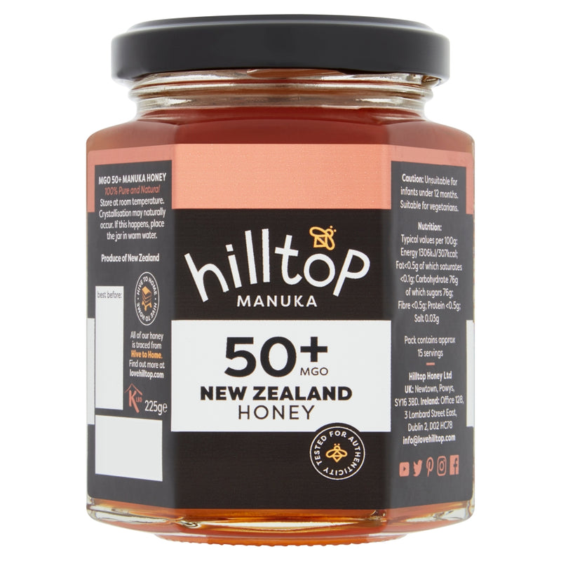 Hilltop Honey Manuka Honey MGO 50+  225g
