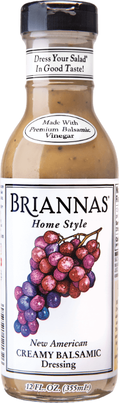 creamy balsamic salad dressing (no mayo!) Briannas - Creamy Balsamic Salad
