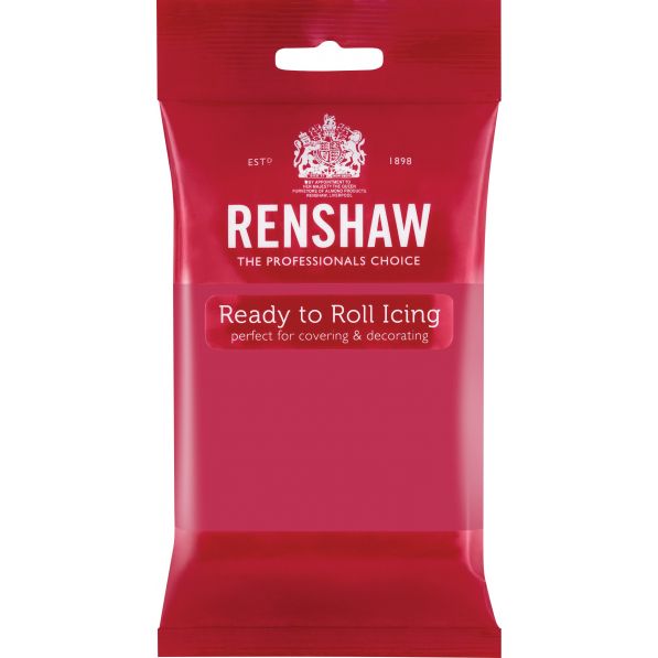 Renshaw Ready-To-Roll Icing - Fuchsia Pink 250g