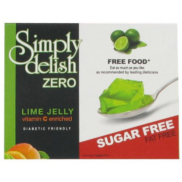 Simply Delish - Sugar-Free Jelly Dessert, Lime Flavour, 8g