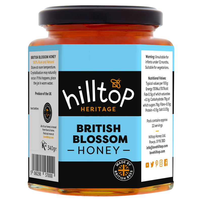 Hilltop Honey British Blossom Honey  340g