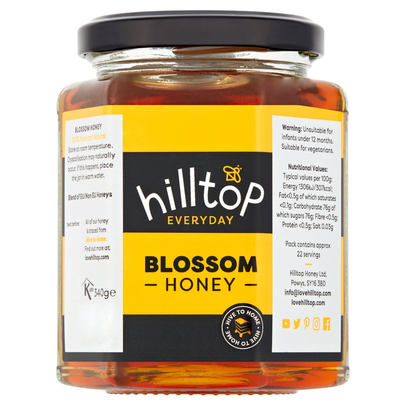 Hilltop Honey Hilltop Blossom Honey Jar  340g