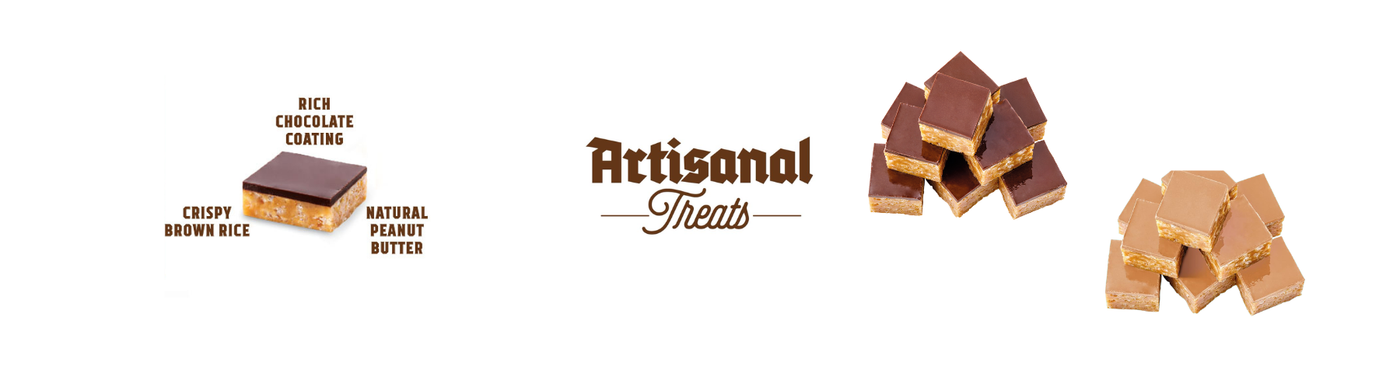 Artisanal Treats peanut butter bites chocolate coated crispy snack treats