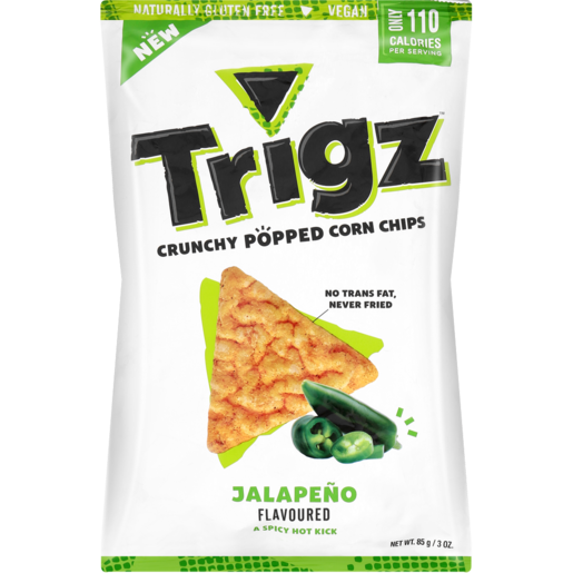 Trigz  Air Popped Chips Jalapeno 85g