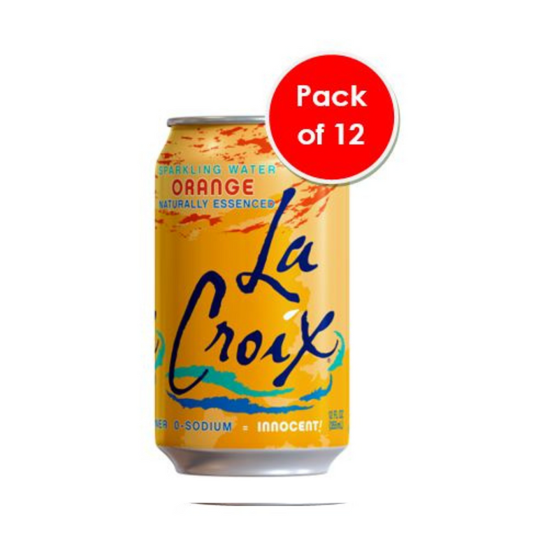 La Croix Sparkling Orange 355ml (12oz)