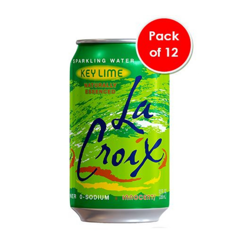 La Croix Sparkling Key Lime 355ml (12oz)