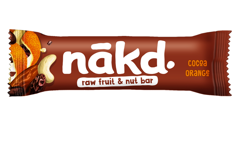 Nakd Pack of 18 x 35g Bars Cocoa Orange