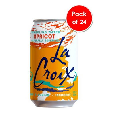La Croix Sparkling Apricot 355ml (12oz)