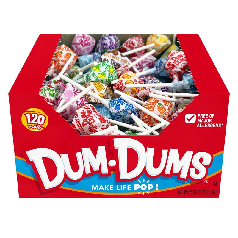 Dum Dums Pops LARGE Original Mix 120ct 581g