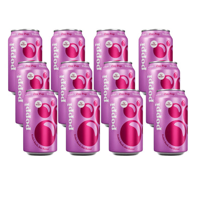 Poppi  Sparkling Prebiotic Soda Doc Pop 355ml