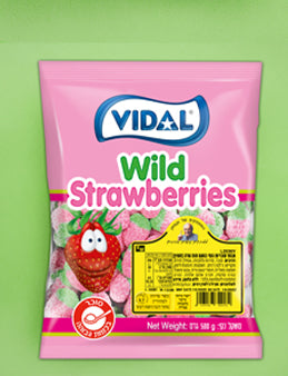 Vidal Wild Strawberries Sugar Coated Gummies 500g