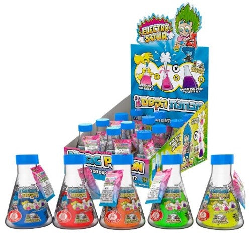 Bonbon Pack of 12 x 65g  Magic Candy Potion Electro Sour