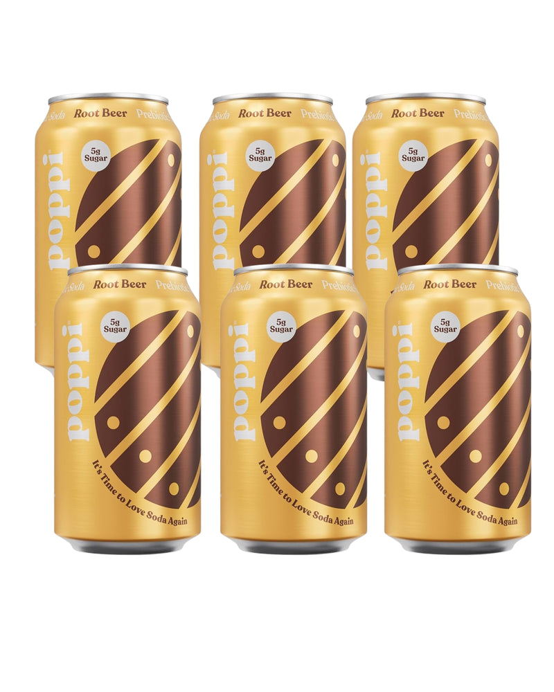 Poppi  Sparkling Prebiotic Soda Root Beer 355ml
