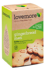 Lovemore Biscuits Gingerbread Men Case of 6 x 150g
