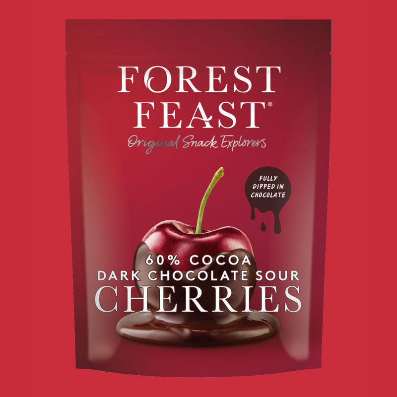 Forest Feast Belgian Dark Chocolate Sour Cherries NK 120g