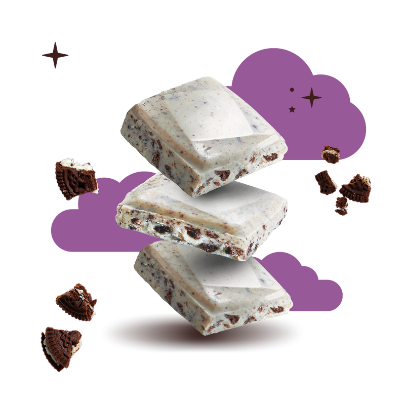 7th Heaven White & Cookies Oat Milk Chocolate 100g