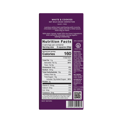 7th Heaven White & Cookies Oat Milk Chocolate 100g