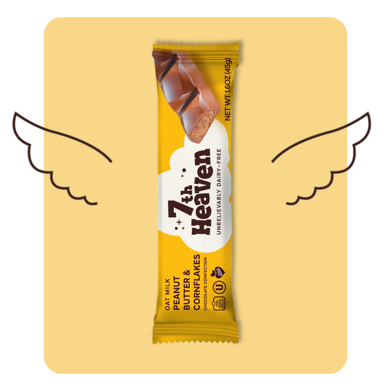 7th Heaven Peanut Butter & Cornflakes Oat Milk Chocolate 45g