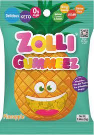 Zollipops Zolli Gummeez Pineapple NK 55g (1.94oz)