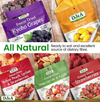 DJ&A Freeze Dried Fruit Variety NEW - Pack of 5