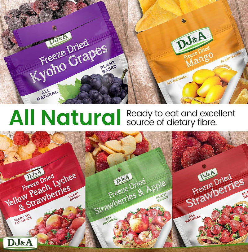 DJ&A Freeze Dried Fruit Variety NEW - Pack of 5