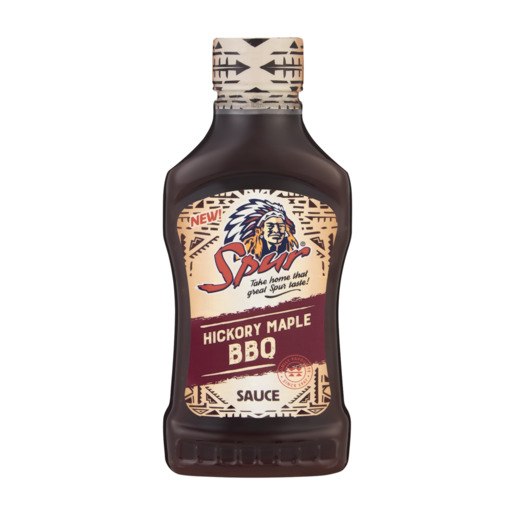 Spur Pack of 12 x 500ml Hickory Maple BBQ Sauce