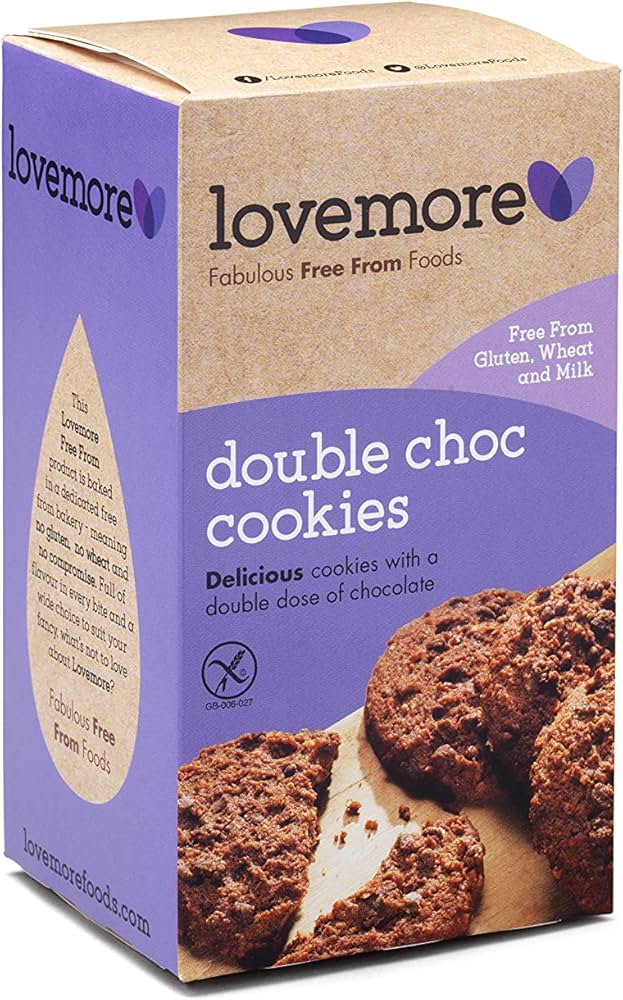 Lovemore Cookies Double Choc Cookies Case of 6 x 150g