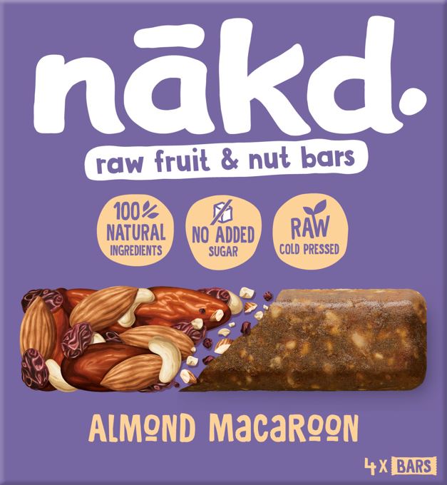 Nakd Bars Multipack Almond Macaroon (4 pack) 35g