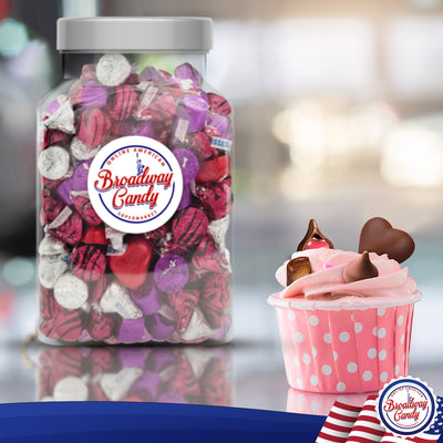 Mixed Chocolate Love Jar 1.5kg by Broadway Candy