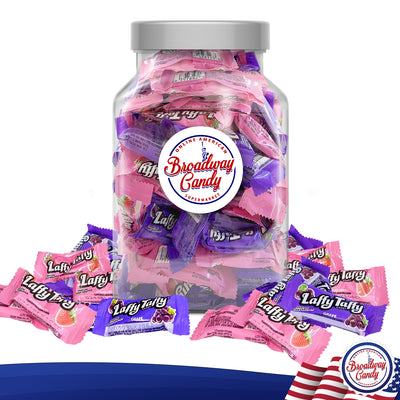 Laffy Taffy Individually Wrapped Strawberry & Grape Mix 900g (Approx. 90 Pieces) by Broadway Candy