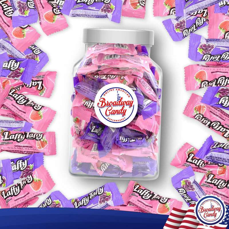 Laffy Taffy Individually Wrapped Strawberry & Grape Mix 900g (Approx. 90 Pieces) by Broadway Candy