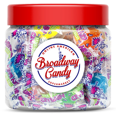 Cry Baby Extra Sour Gumballs Jar 250g (Approx. 45 Pieces) by Broadway Candy