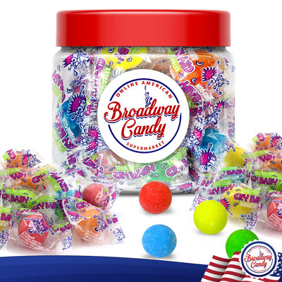 Cry Baby Extra Sour Gumballs Jar 250g (Approx. 45 Pieces) by Broadway Candy