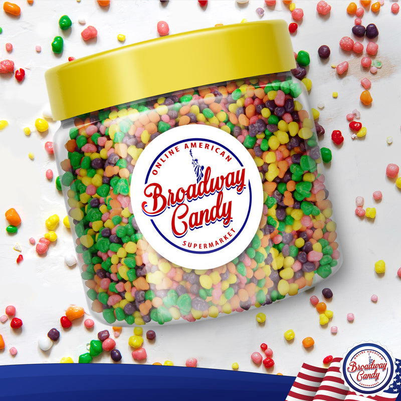 Nerds Rainbow Bulk 800g Festive Assorted Jar by Broadway Candy